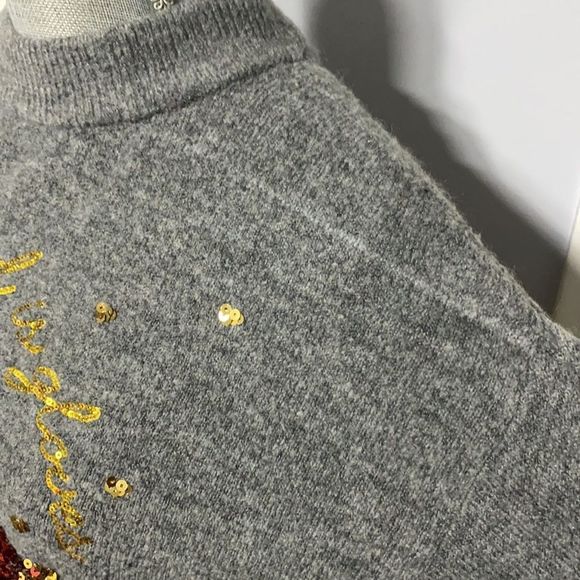 H&M holiday sweater hearts and bling preloved Small - Picture 4 of 7